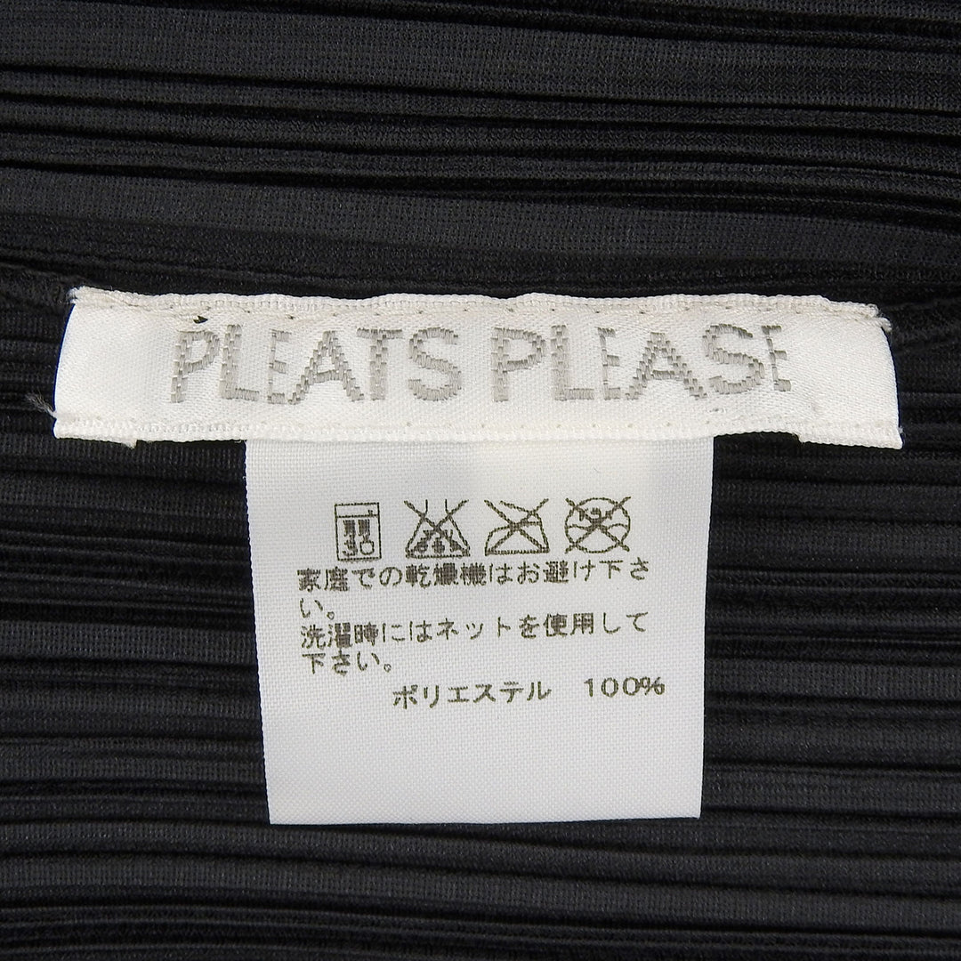Excellent PLEATS PLEASE cardigan Front-opening, long length Women 4 PP53-JA141