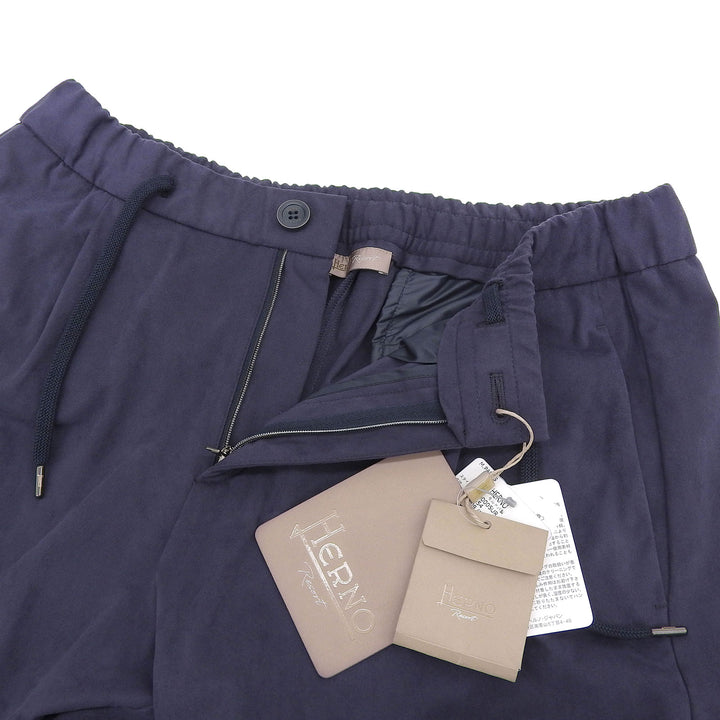 Pristine HERNO Resort Pants Cargo Pants, Tapered Navy mens M PT00005UR