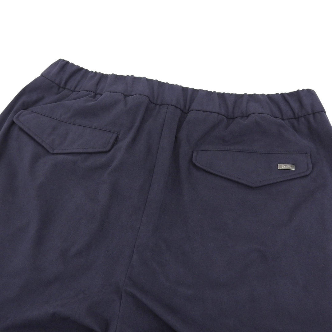 Pristine HERNO Resort Pants Cargo Pants, Tapered Navy mens M PT00005UR