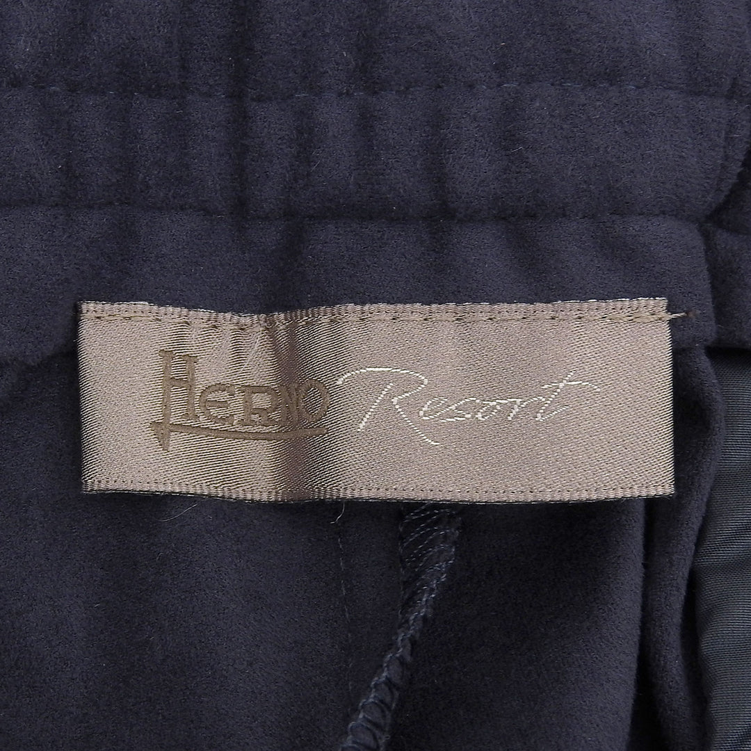 Pristine HERNO Resort Pants Cargo Pants, Tapered Navy mens M PT00005UR