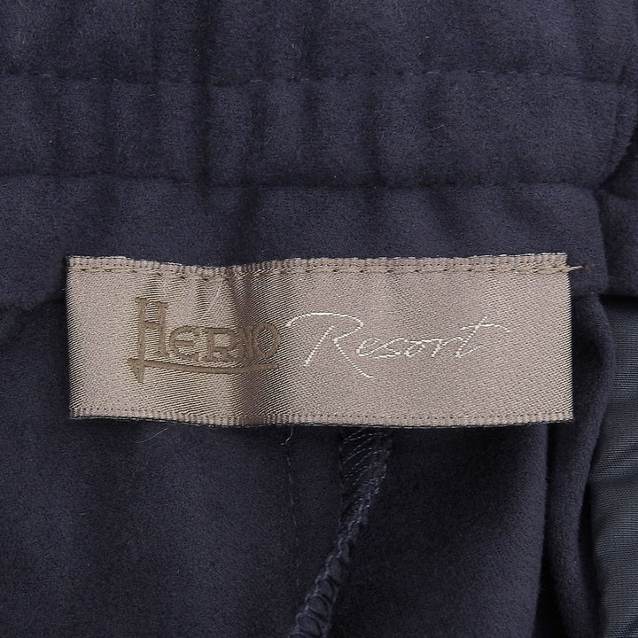 Pristine HERNO Resort Pants Cargo Pants, Tapered Navy mens M PT00005UR