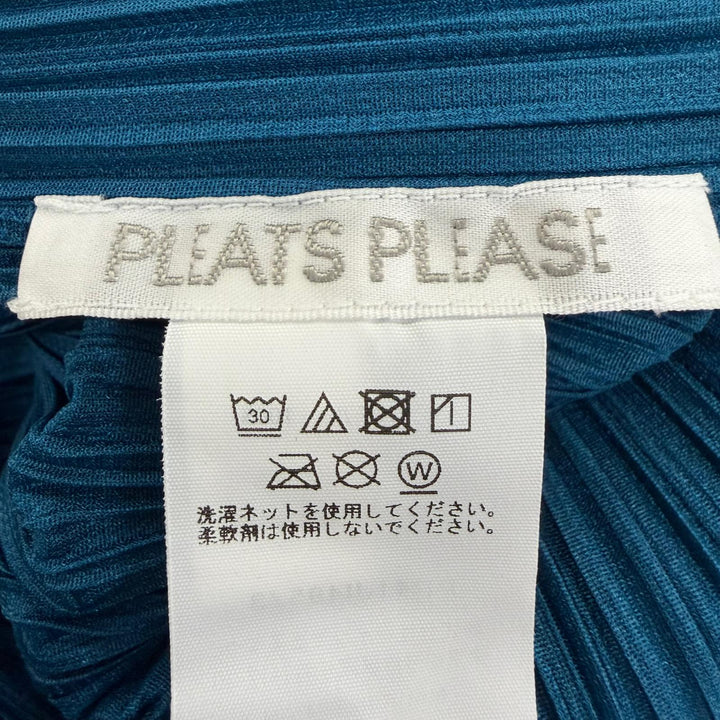 Pristine PLEATS PLEASE jumpsuit Sleeveless overalls blue polyester Women 3