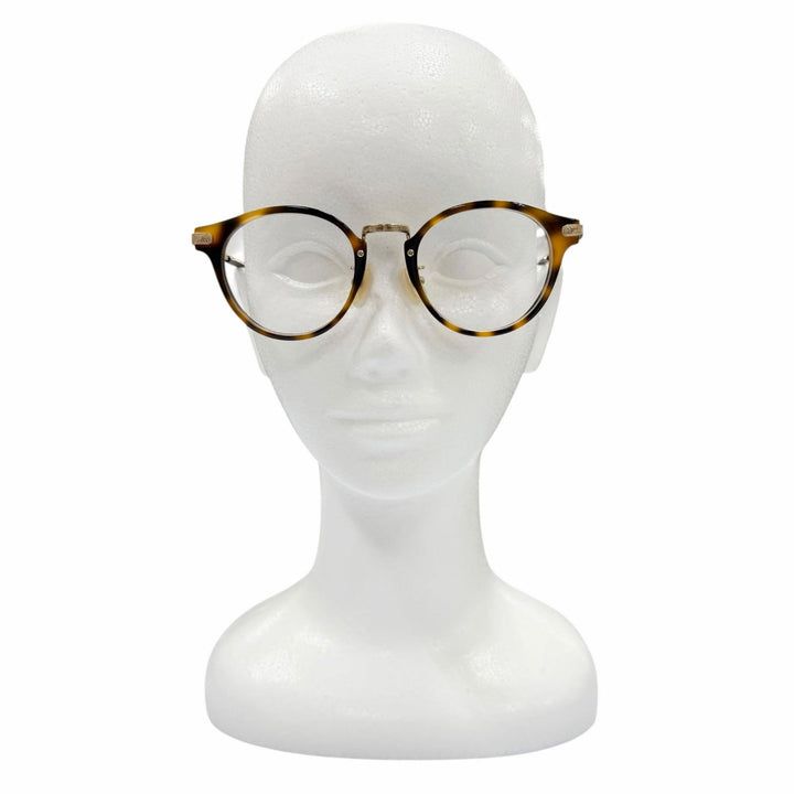 Excellent ayame Glasses GENERAL Marble Pattern Boston Brown mens