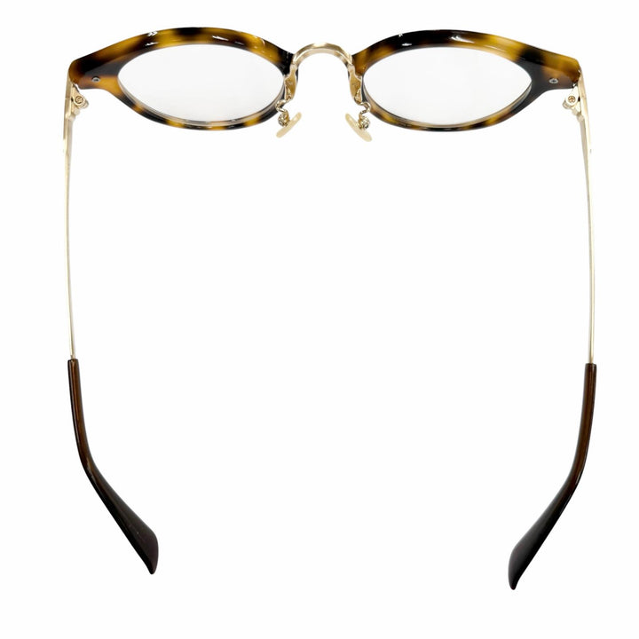 Excellent ayame Glasses GENERAL Marble Pattern Boston Brown mens