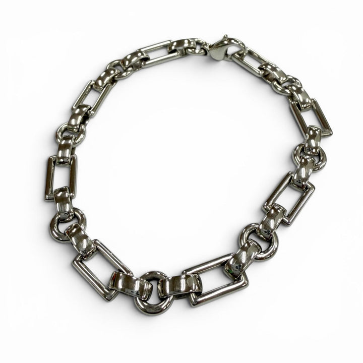 Excellent TIFFANY&Co. bracelet lettering Silver 925 mens