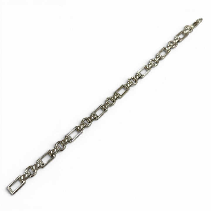 Excellent TIFFANY&Co. bracelet lettering Silver 925 mens