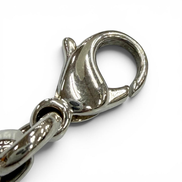 Excellent TIFFANY&Co. bracelet lettering Silver 925 mens