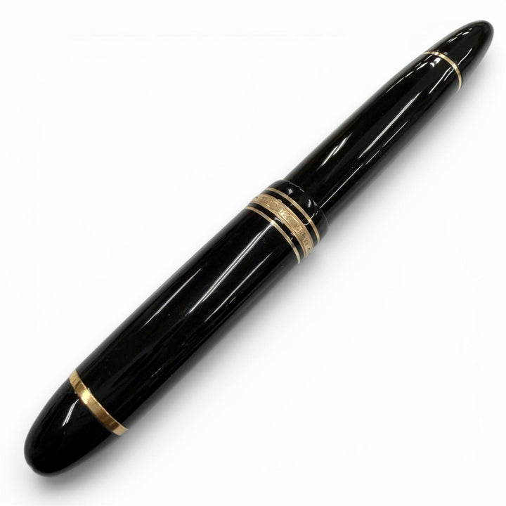 Great MONTBLANC fountain pen Meisterstück 149 white star black 14K mens