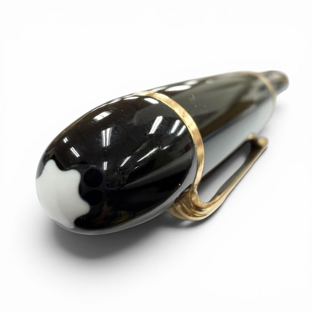 Great MONTBLANC fountain pen Meisterstück 149 white star black 14K mens