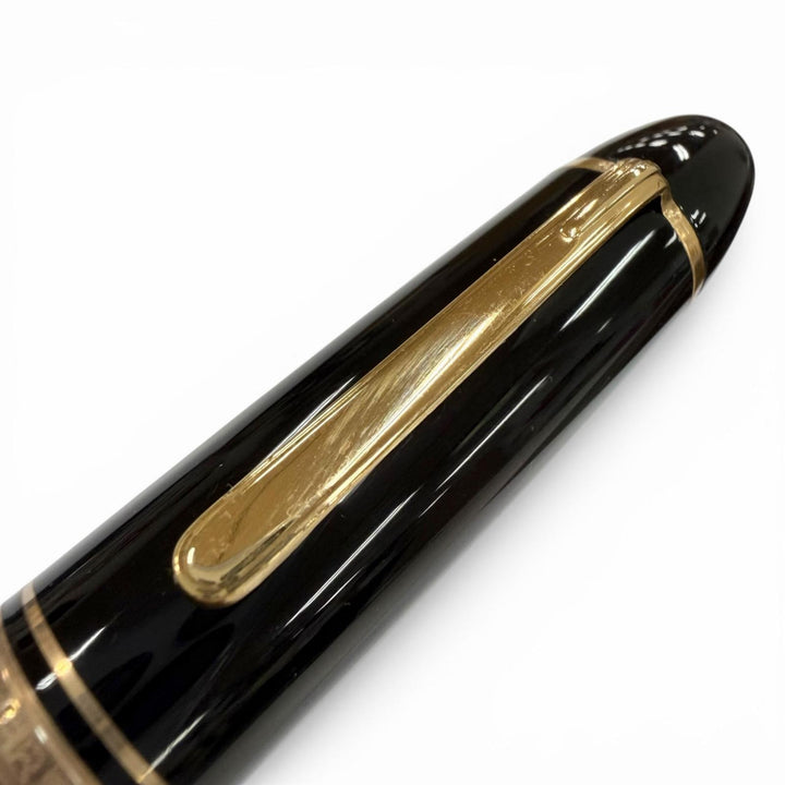 Great MONTBLANC fountain pen Meisterstück 149 white star black 14K mens