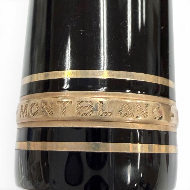 Great MONTBLANC fountain pen Meisterstück 149 white star black 14K mens