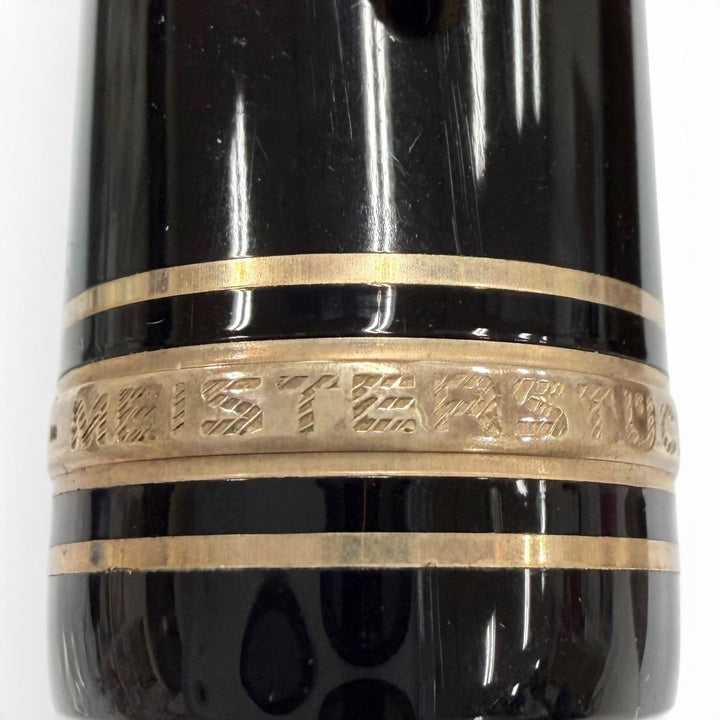 Great MONTBLANC fountain pen Meisterstück 149 white star black 14K mens