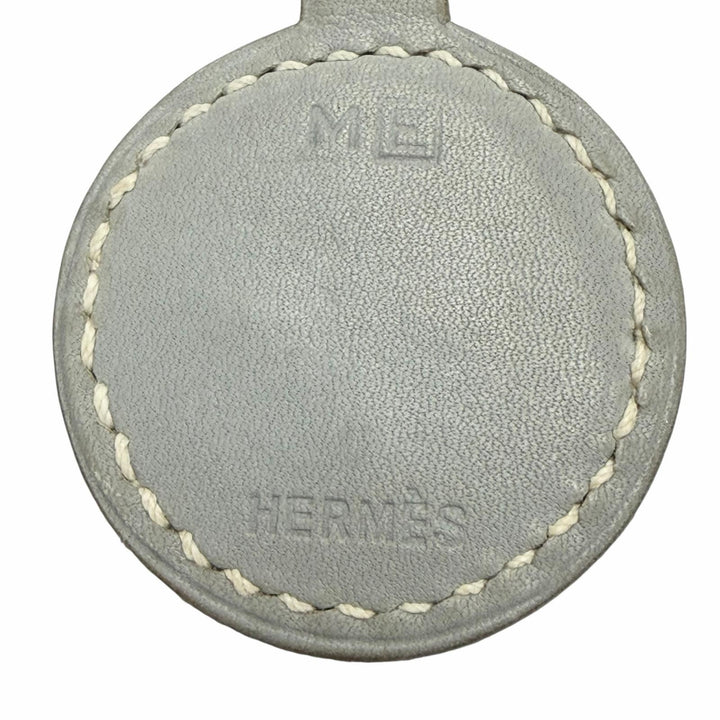 Great HERMES Necklace Touareg choker gray leather mens