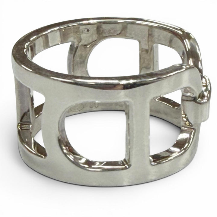 Great HERMES Ring ring Ever Chaine d'Ancre Silver AG925 mens 50