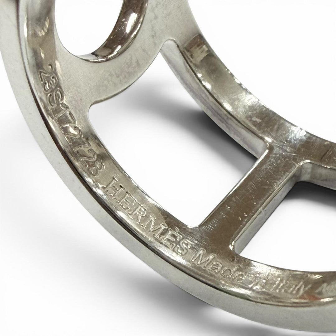 Great HERMES Ring ring Ever Chaine d'Ancre Silver AG925 mens 50