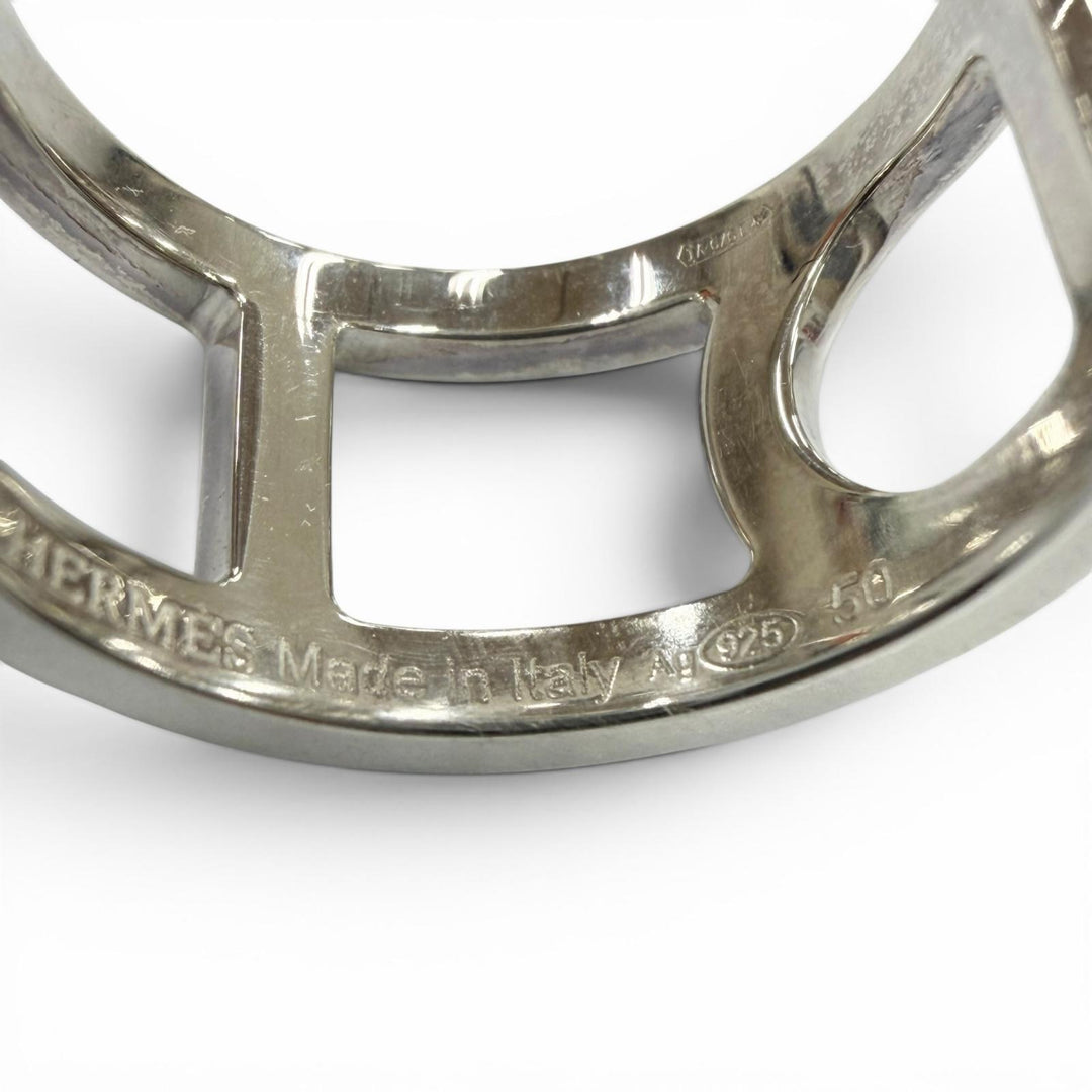 Great HERMES Ring ring Ever Chaine d'Ancre Silver AG925 mens 50