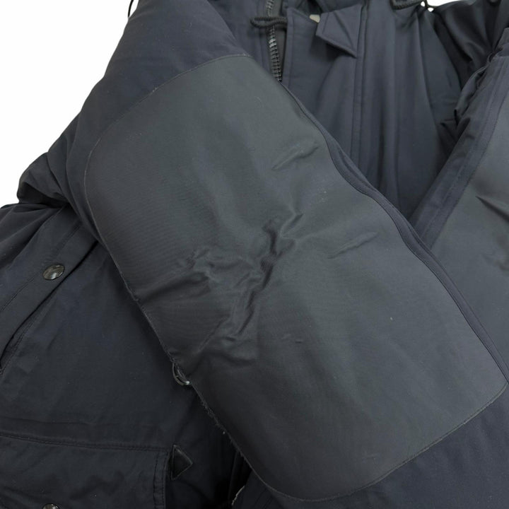 Good VISVIM down coat VALDEZ DOWN COAT black Nylon mens S