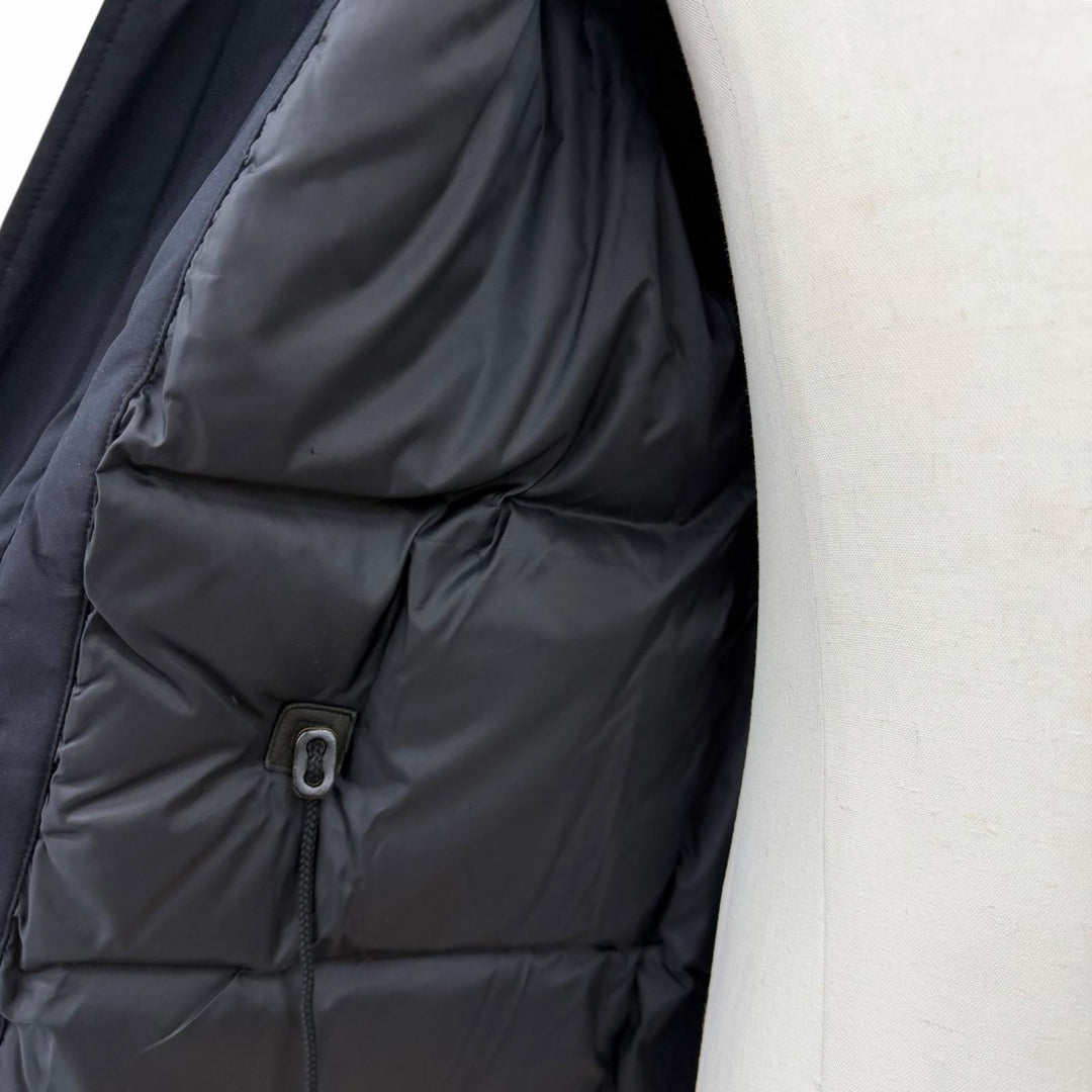 Good VISVIM down coat VALDEZ DOWN COAT black Nylon mens S