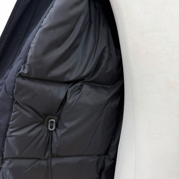 Good VISVIM down coat VALDEZ DOWN COAT black Nylon mens S