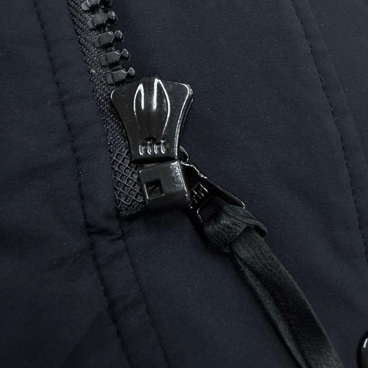 Good VISVIM down coat VALDEZ DOWN COAT black Nylon mens S