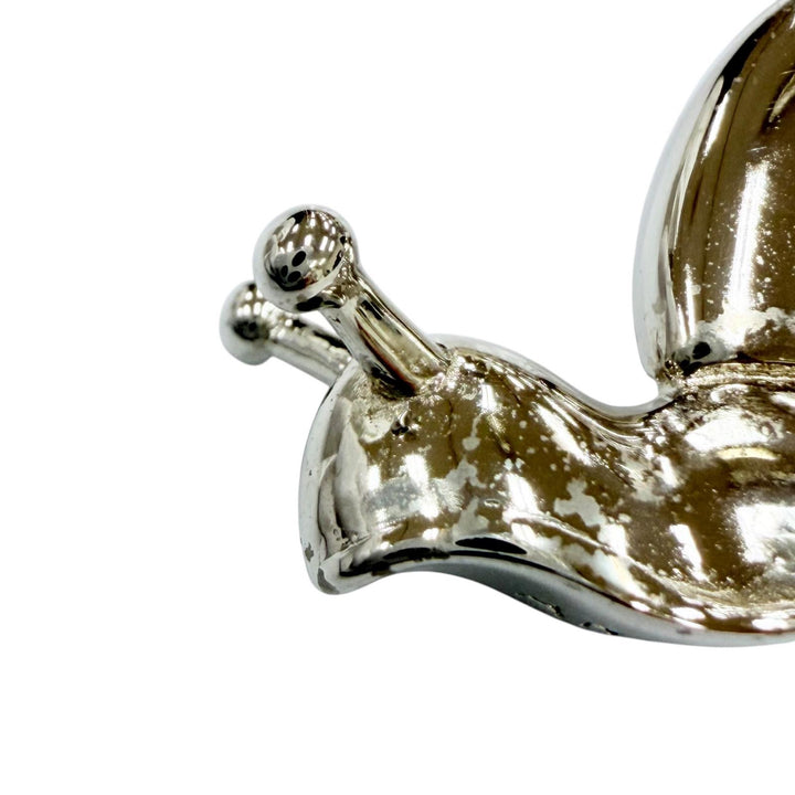 Excellent HERMES charm La Route Cadena Snail 1995 limited year Silver metal