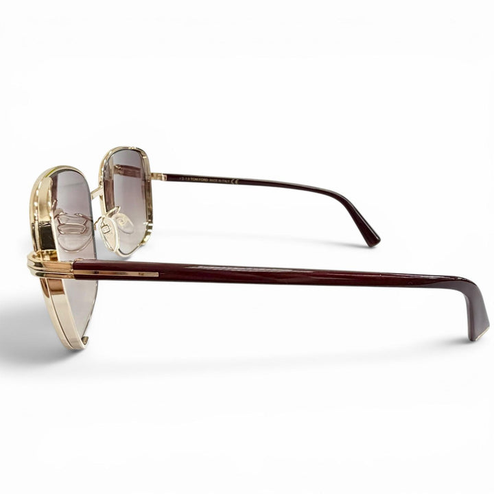 Pristine TOM FORD sunglasses Square gold mens TF722-K