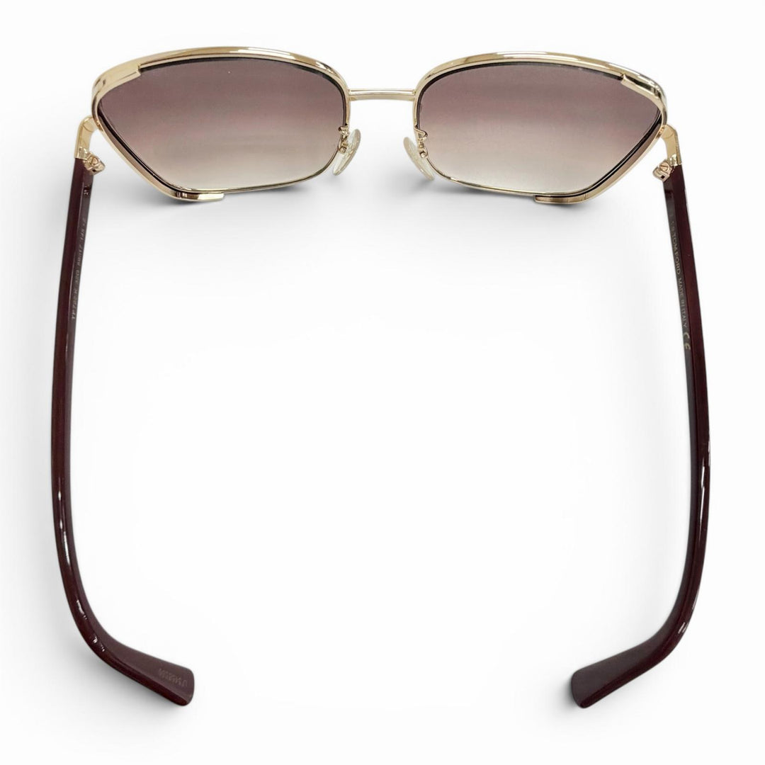 Pristine TOM FORD sunglasses Square gold mens TF722-K