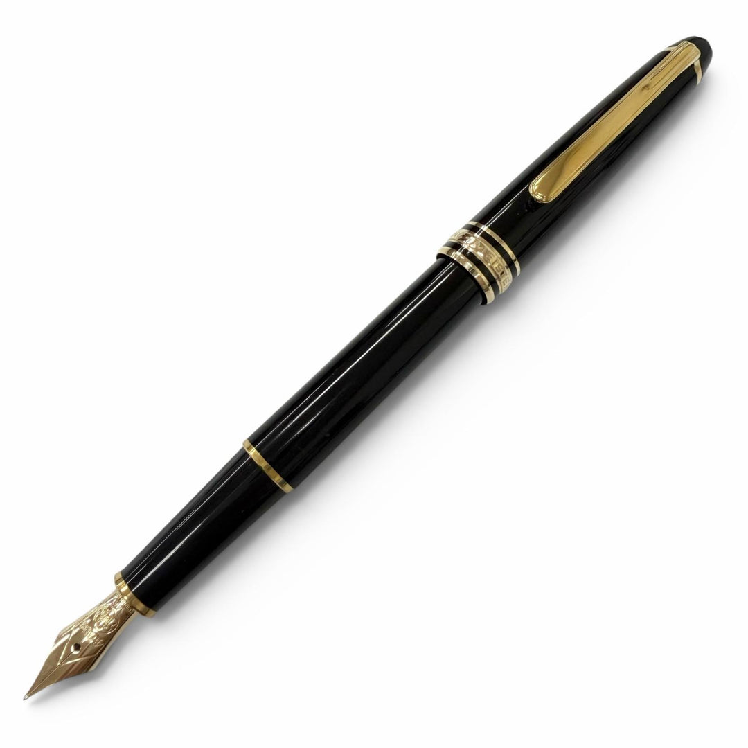 Excellent MONTBLANC fountain pen Meisterstück Classic black 14K
