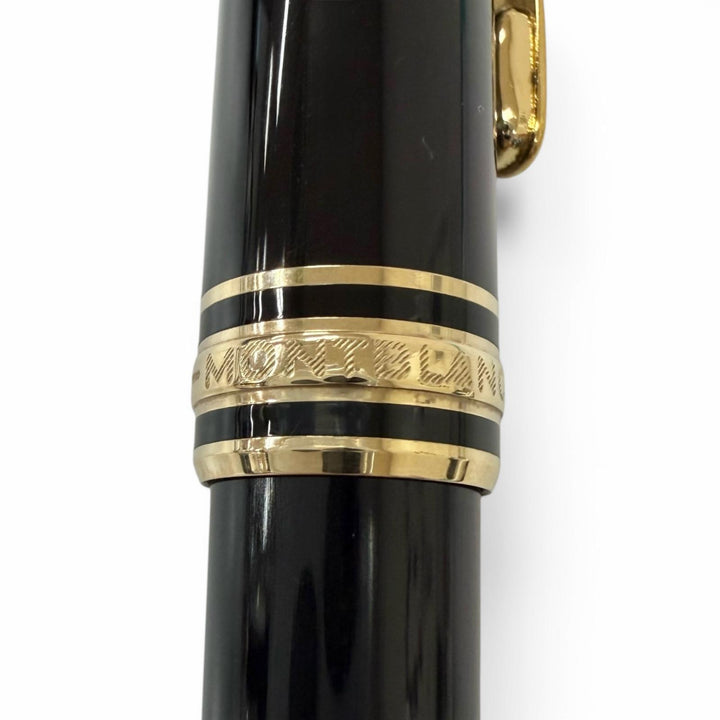 Excellent MONTBLANC fountain pen Meisterstück Classic black 14K