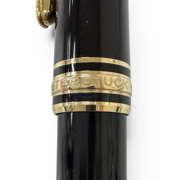 Excellent MONTBLANC fountain pen Meisterstück Classic black 14K