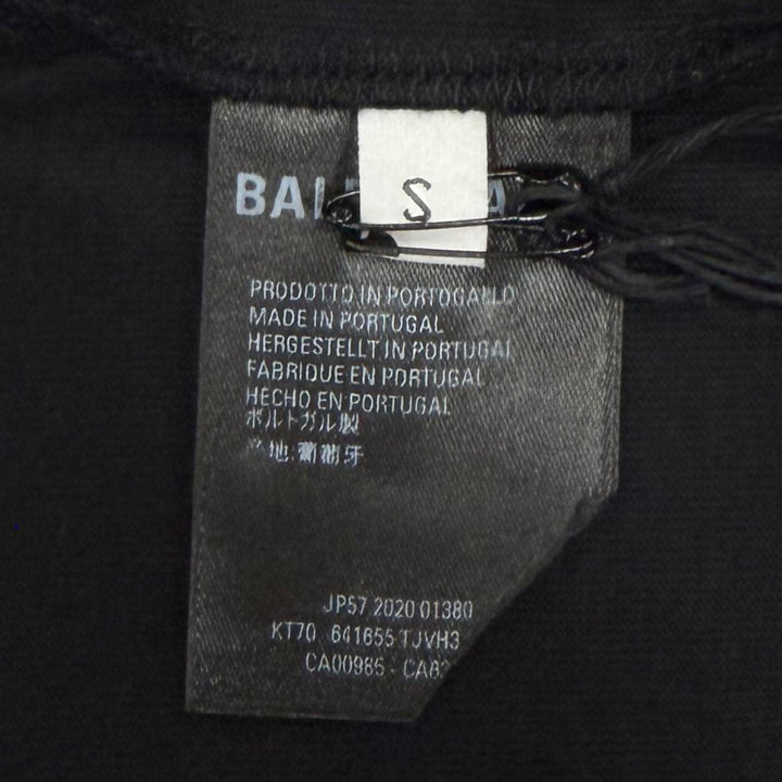 Pristine BALENCIAGA Short sleeve T-shirt We Are Pink black cotton mens S 641655
