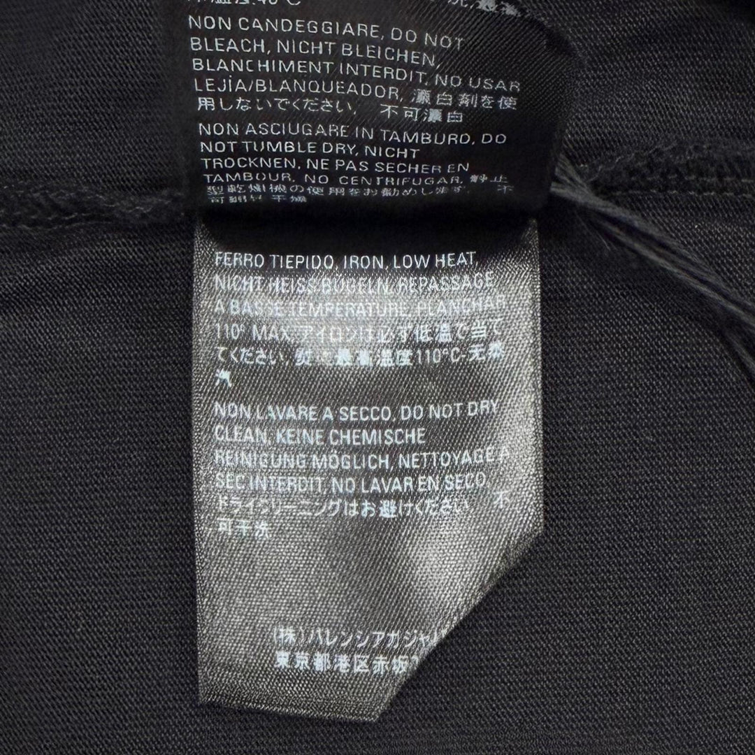 Pristine BALENCIAGA Short sleeve T-shirt We Are Pink black cotton mens S 641655