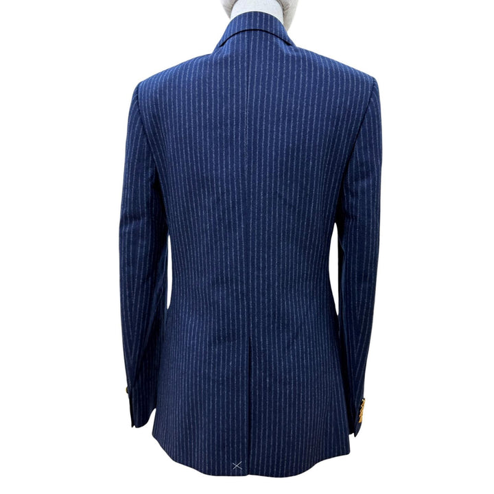 Pristine CELINE tailored jacket peaked lapel, double-breasted. 34 2V98E920C