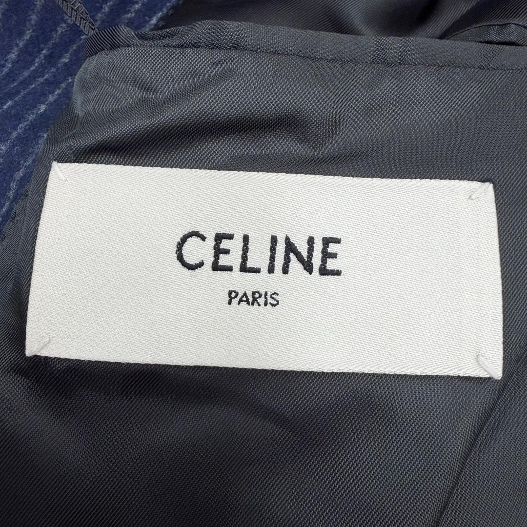 Pristine CELINE tailored jacket peaked lapel, double-breasted. 34 2V98E920C