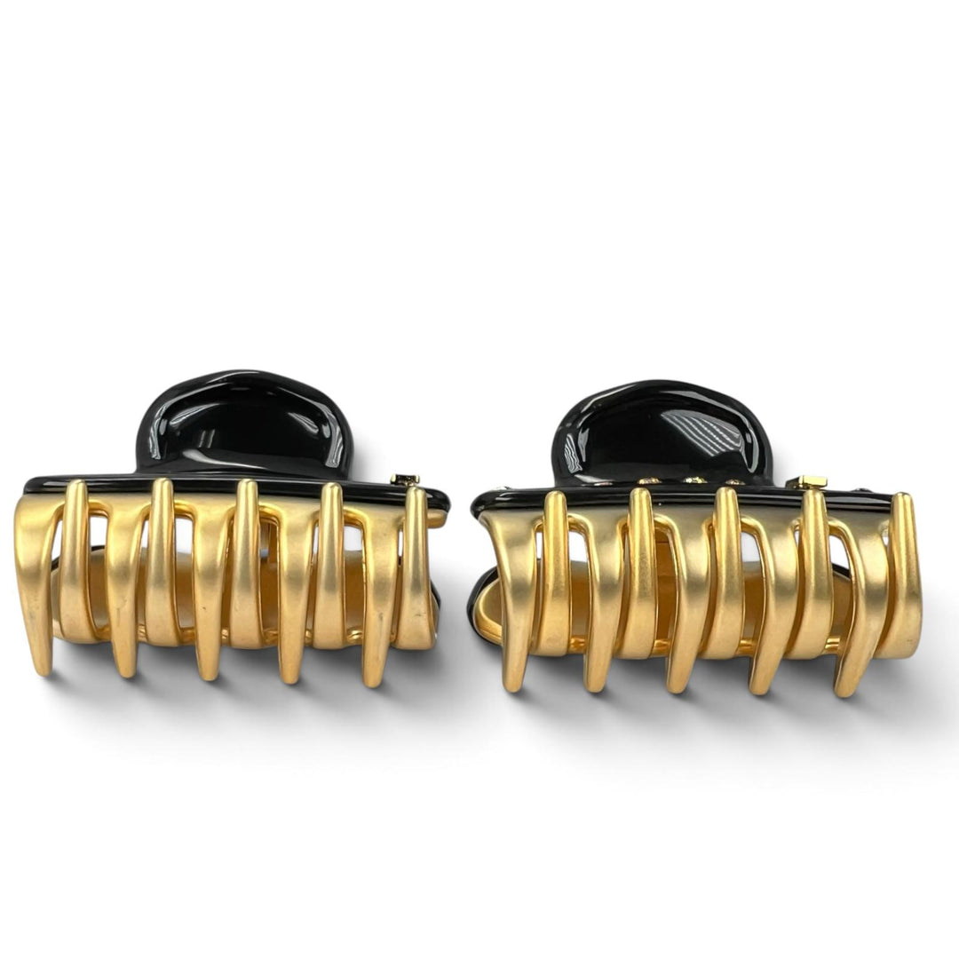 Excellent ALEXANDRE DE PARIS hair accessory VENDOME Set of 2 Hair Clips black