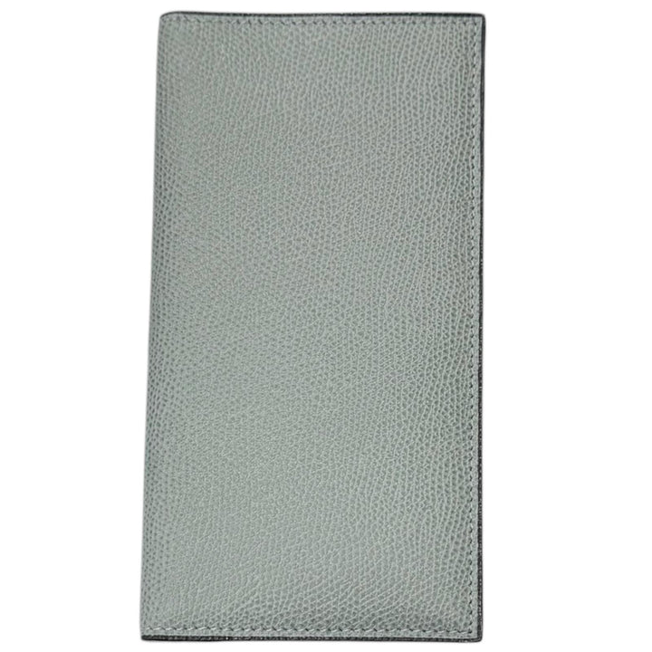 Pristine Valextra Bill Compartment Vertical 12 card Leather long wallet