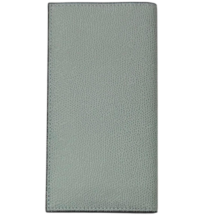 Pristine Valextra Bill Compartment Vertical 12 card Leather long wallet