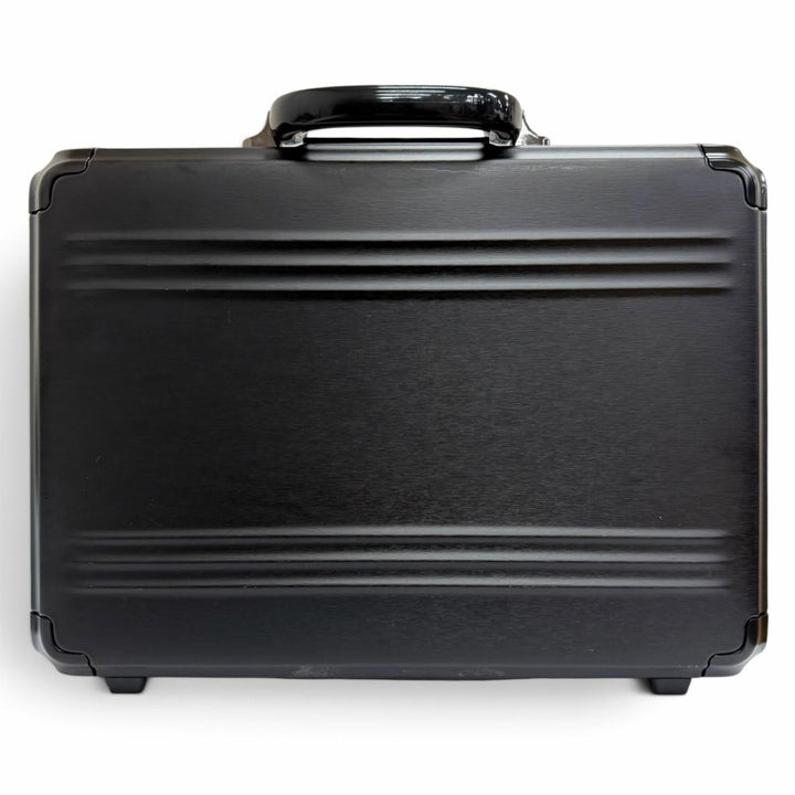 Great ZERO HALLIBURTON Other bag Pursuit Attache case black aluminum mens