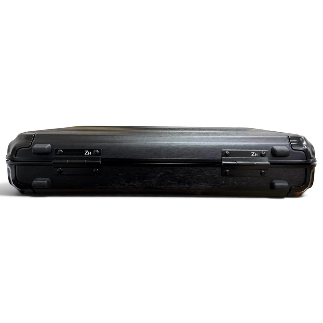 Great ZERO HALLIBURTON Other bag Pursuit Attache case black aluminum mens