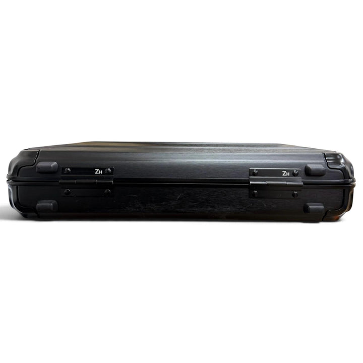 Great ZERO HALLIBURTON Other bag Pursuit Attache case black aluminum mens