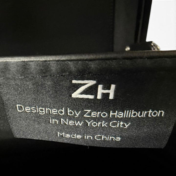 Great ZERO HALLIBURTON Other bag Pursuit Attache case black aluminum mens