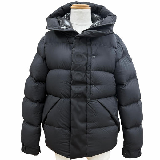 Great MONCLER Down jacket MADEIRA Hooded double zip-up jacket with logo patch 2