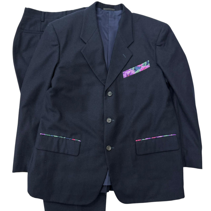 Great COMME des GARCONS HOMME PLUS suit Archive, partially floral print