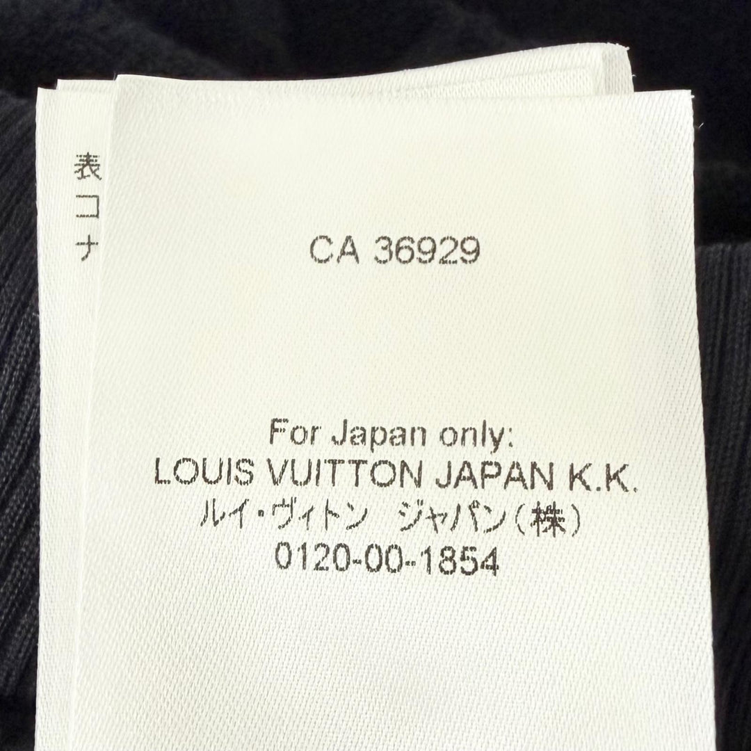 Great LOUIS VUITTON Shorts Monogram French Terry Pile Fabric black