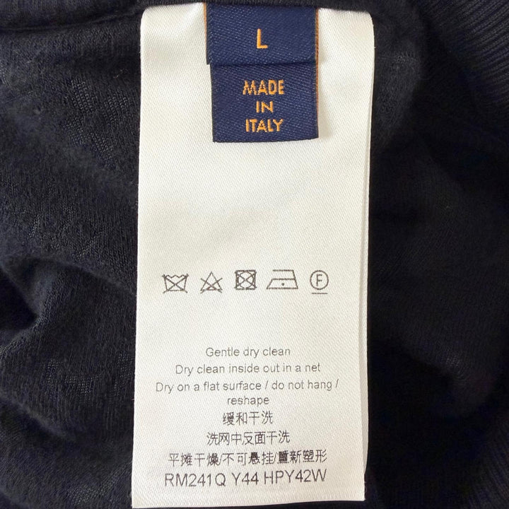 Great LOUIS VUITTON Shorts Monogram French Terry Pile Fabric black