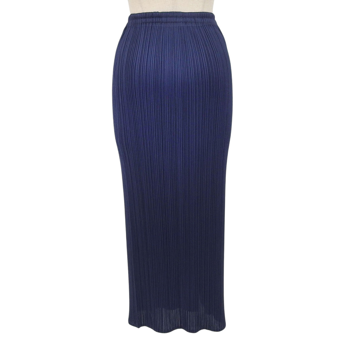 Excellent PLEATS PLEASE skirt Long length Pleated Navy Women 1 PP11-JG211