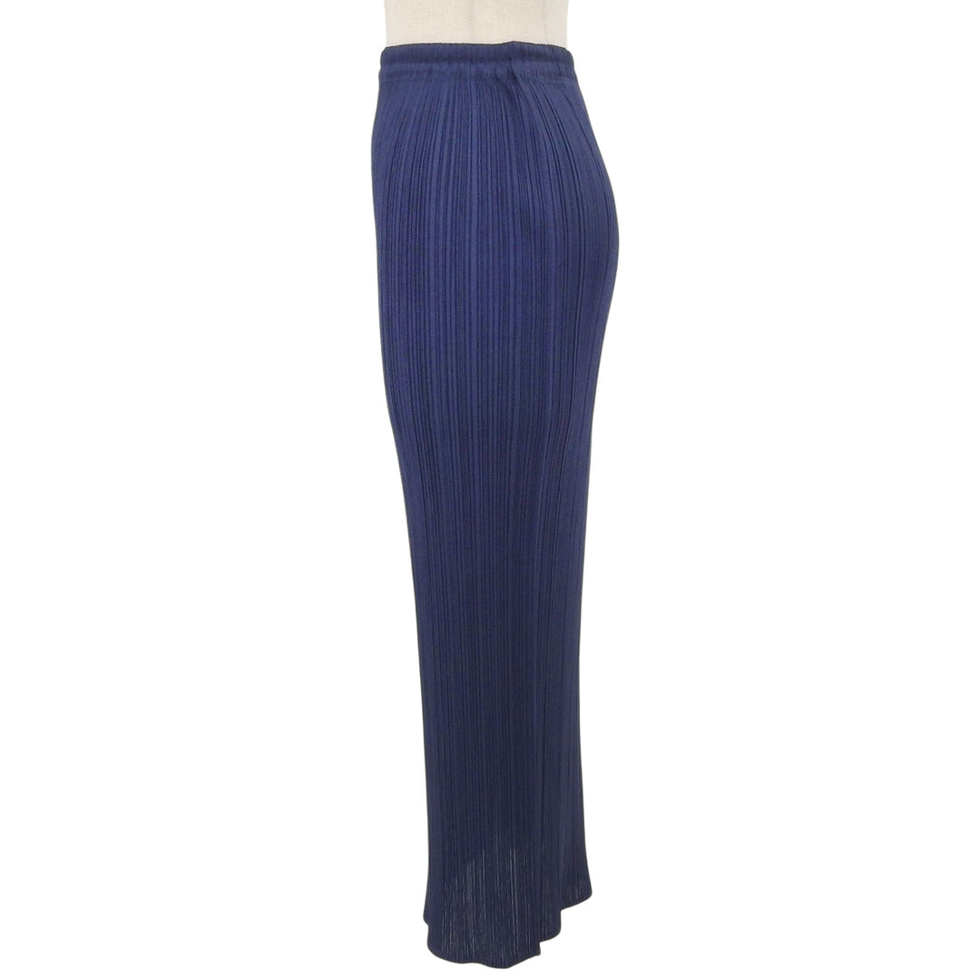 Excellent PLEATS PLEASE skirt Long length Pleated Navy Women 1 PP11-JG211