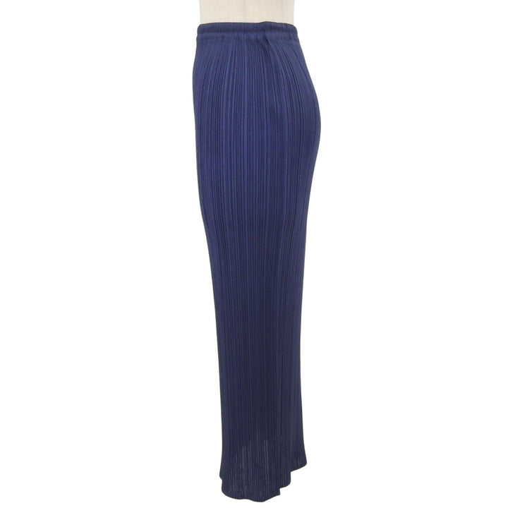 Excellent PLEATS PLEASE skirt Long length Pleated Navy Women 1 PP11-JG211