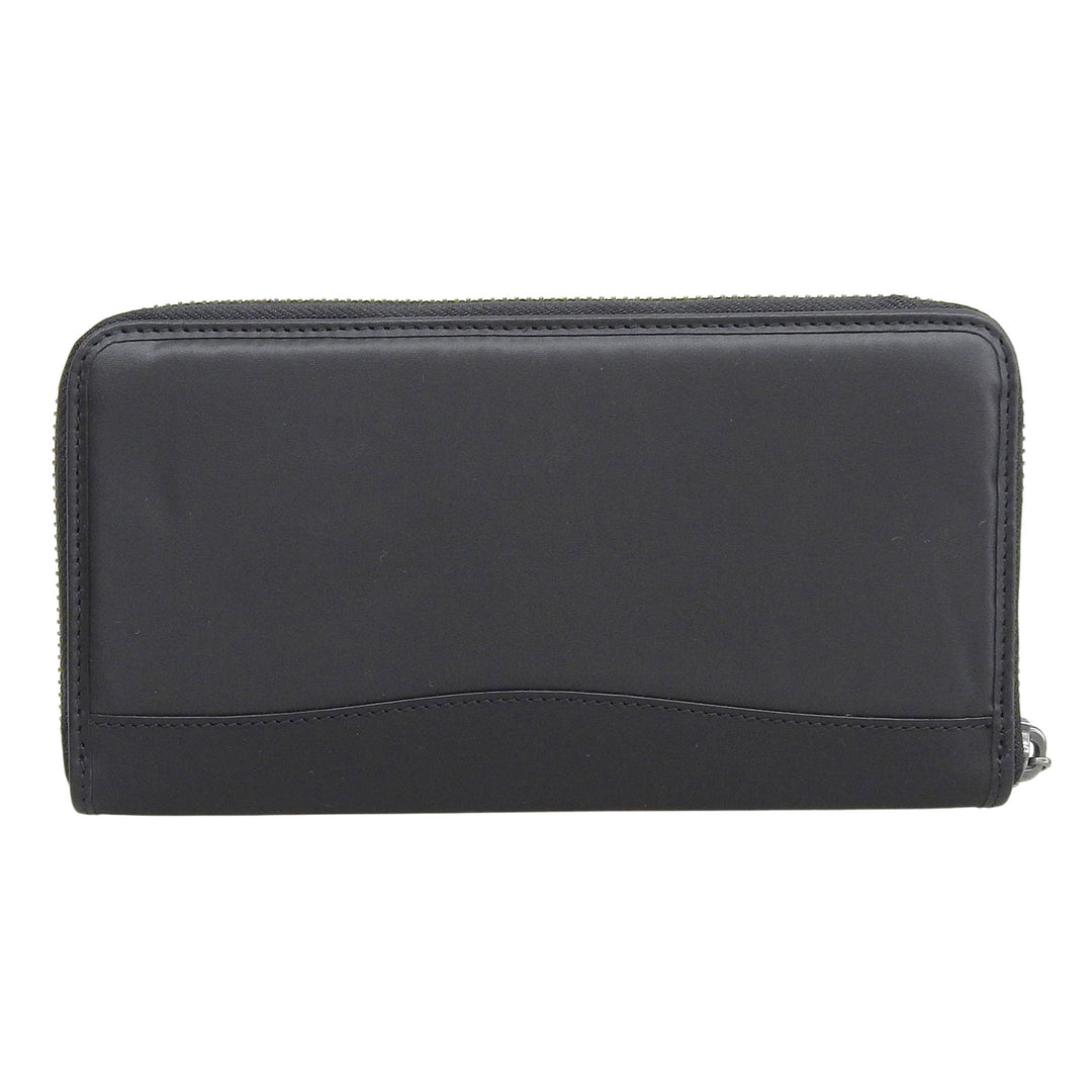 Pristine HUNTING WORLD Purse Butcher path black Battling cross mens 957BSS