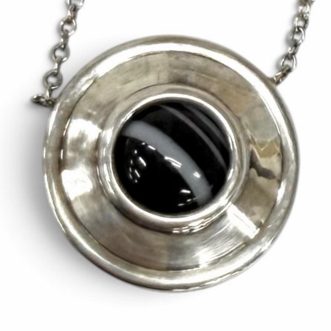 Great TIFFANY&Co. Necklace magic circle Silver 925 Women
